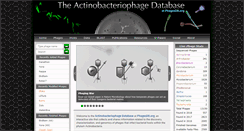 Desktop Screenshot of phagesdb.org